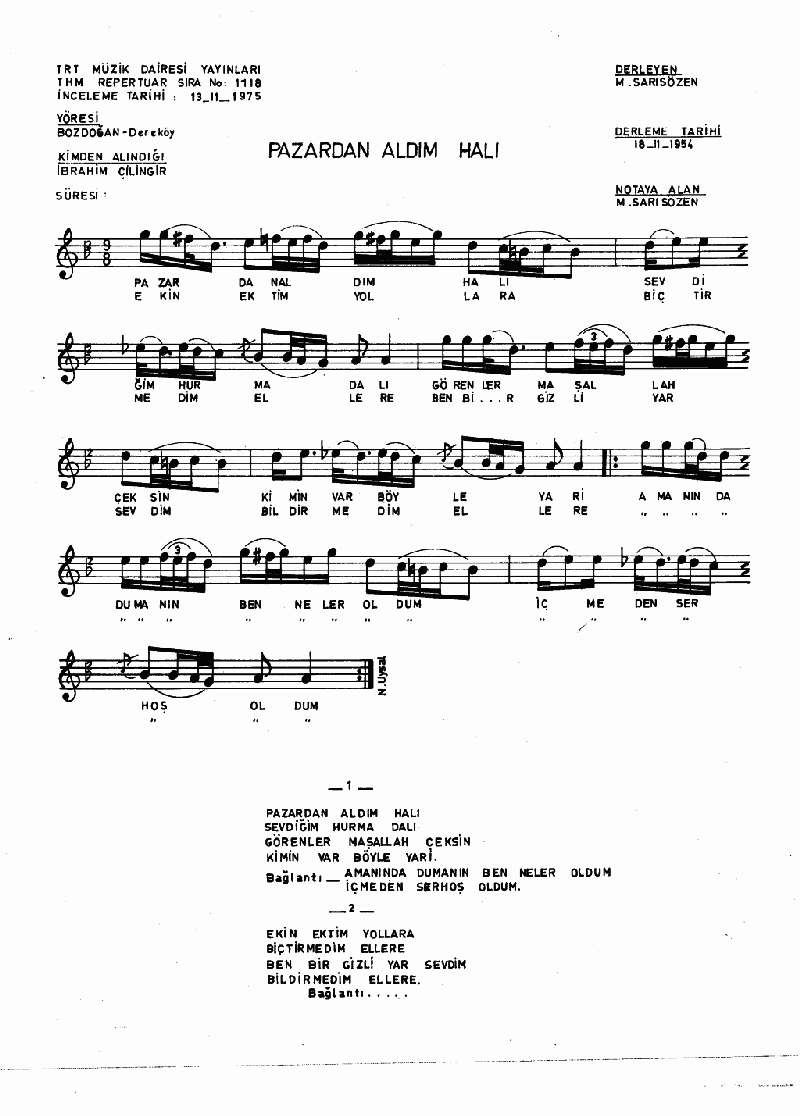 PAZARDAN ALDIM HALI