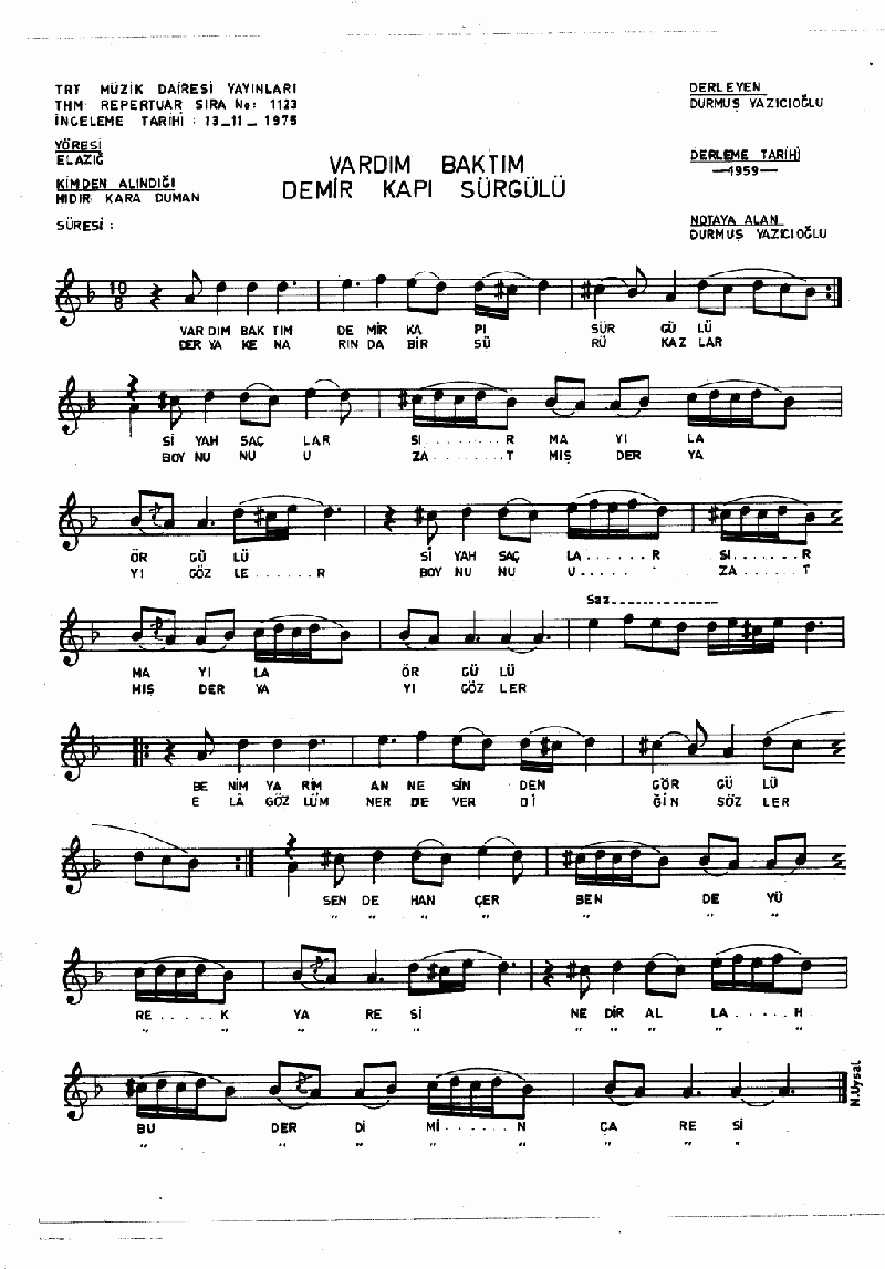 VARDIM BAKTIM DEMİR KAPI SÜRGÜLÜ