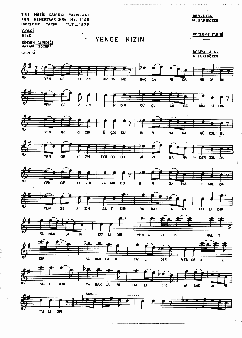 YENGE KIZIN BİR TANE