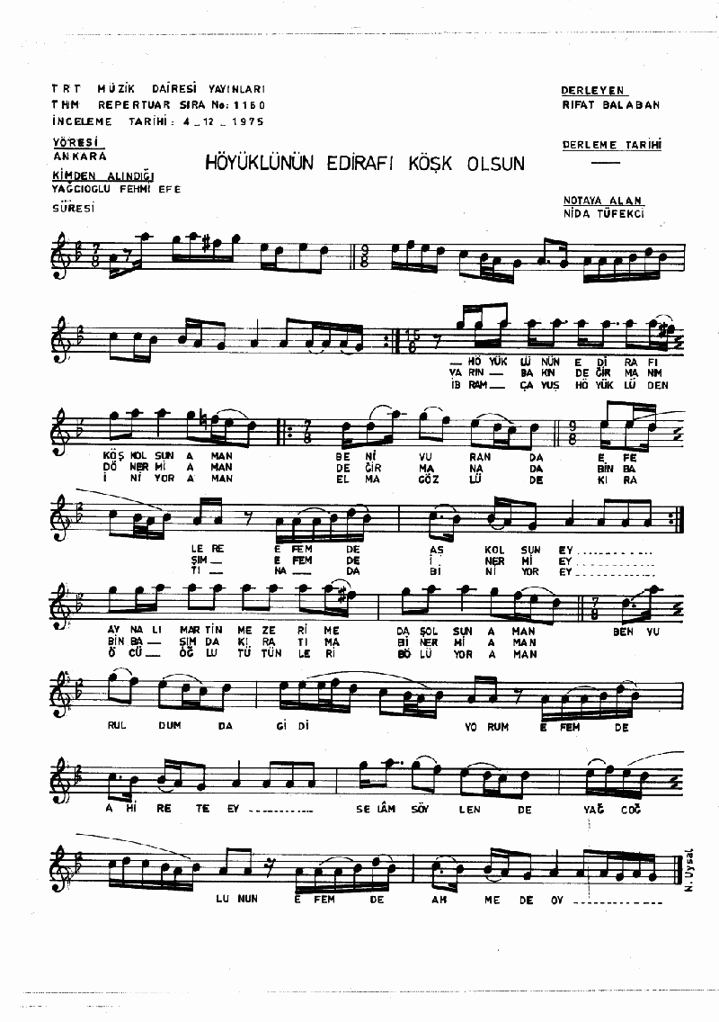 HÖYÜKLÜ'NÜN EDİRAFI KÖŞK OLSUN