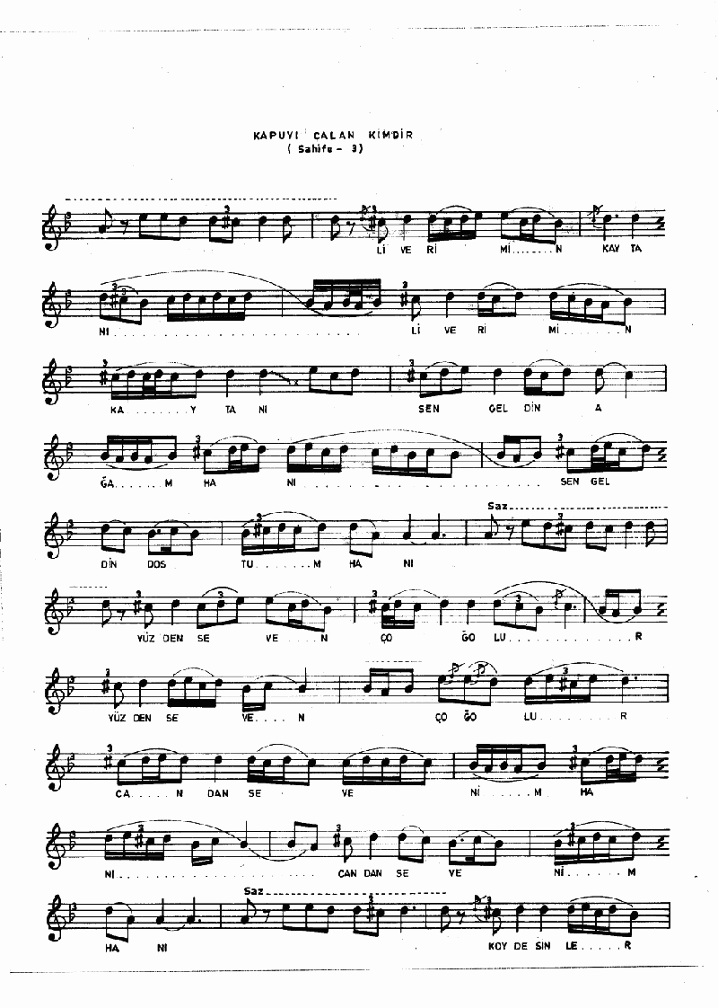 KAPUYU ÇALAN KİMDİR