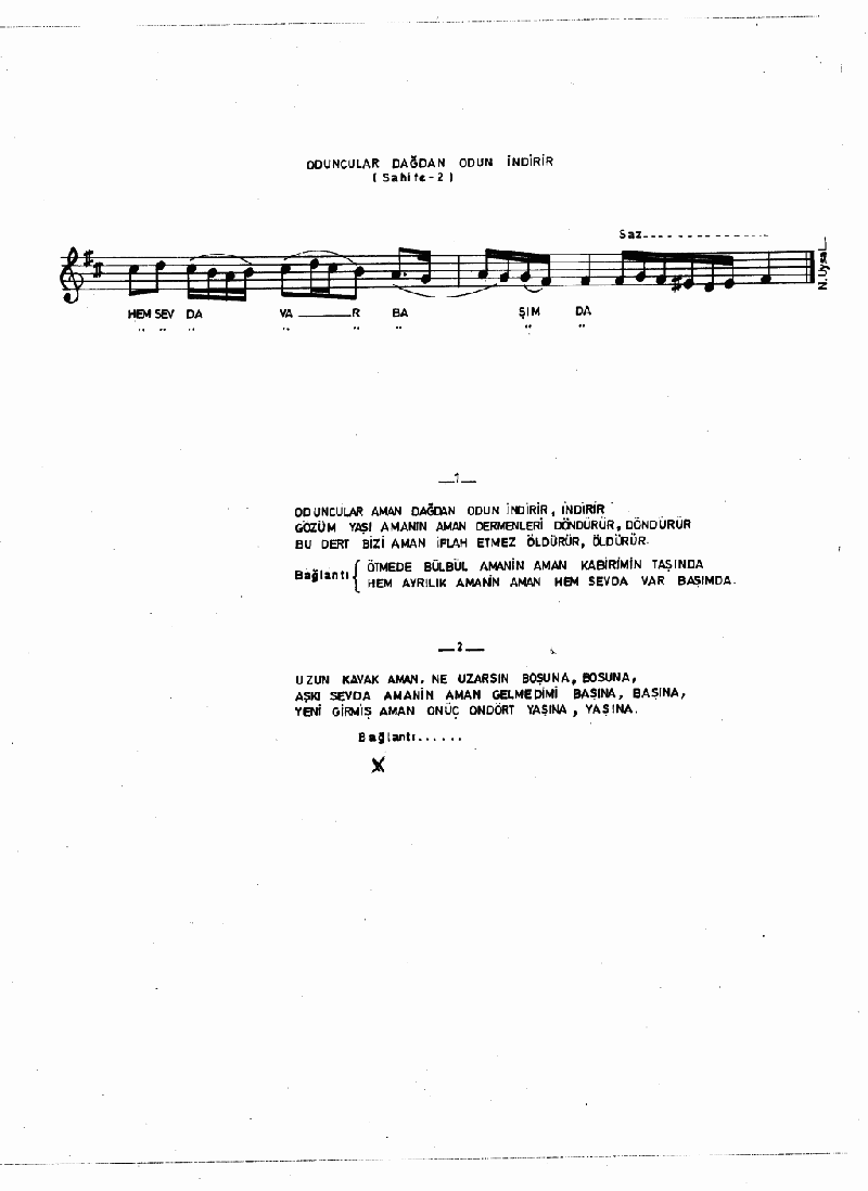 ODUNCULAR DAĞDAN ODUN İNDİRİR - I