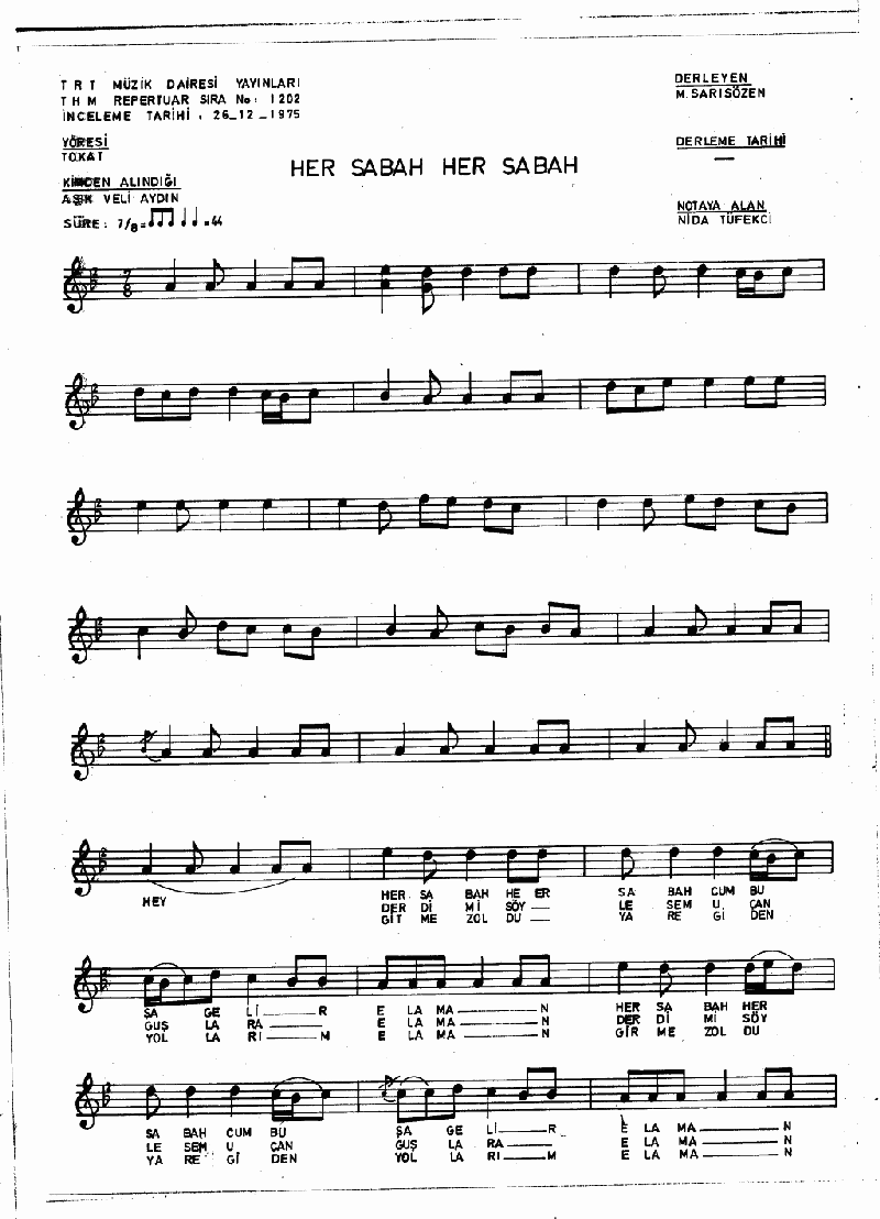 HER SABAH HER SABAH CUMBUŞA GELİR