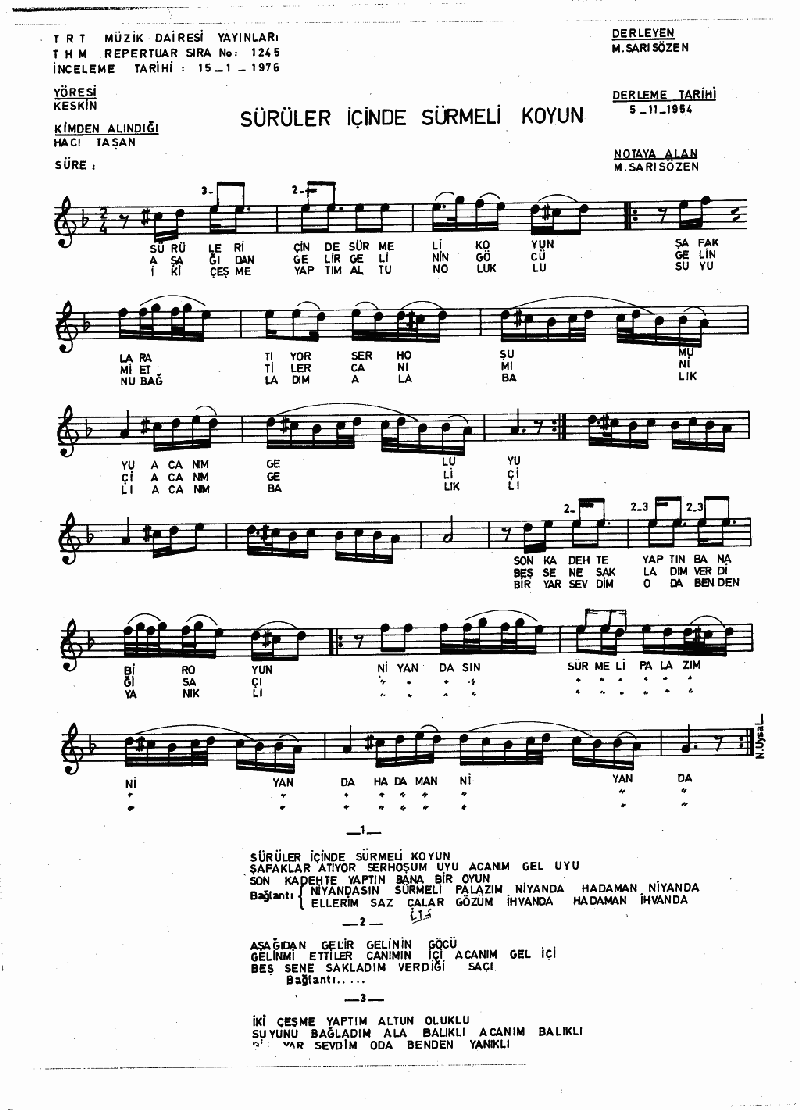 SÜRÜLER İÇİNDE SÜRMELİ KOYUN