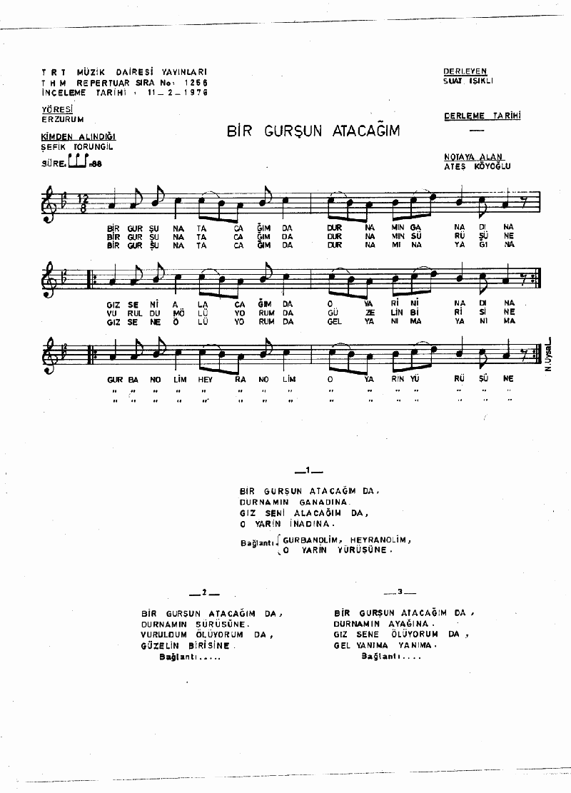 BİR GURŞUN ATACAĞIM