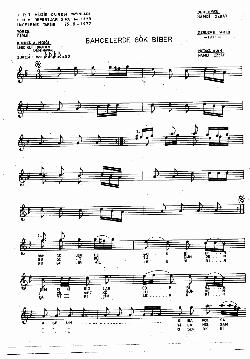 BAHÇELERDE GÖK BİBER