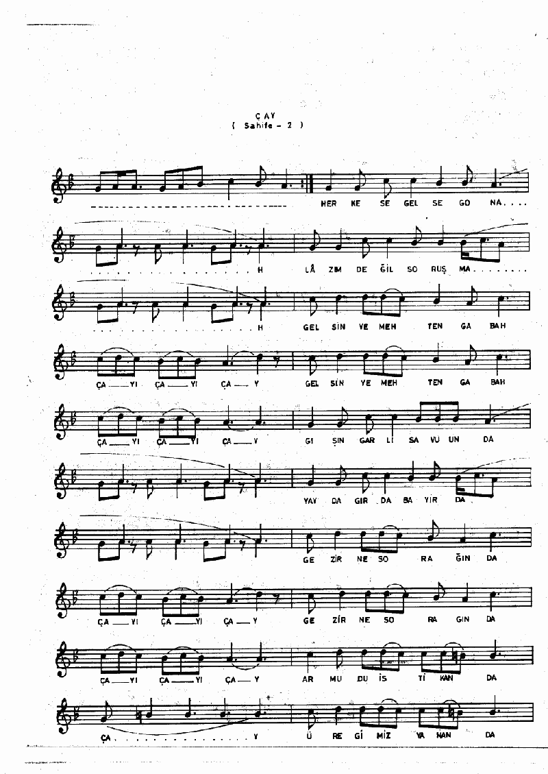 KİMİN AĞRIYIR CANI (Çay)