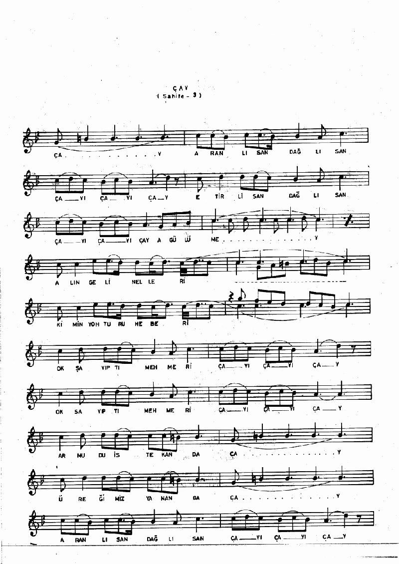 KİMİN AĞRIYIR CANI (Çay)