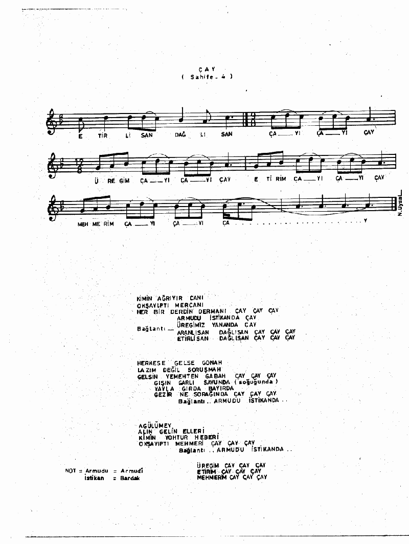 KİMİN AĞRIYIR CANI (Çay)