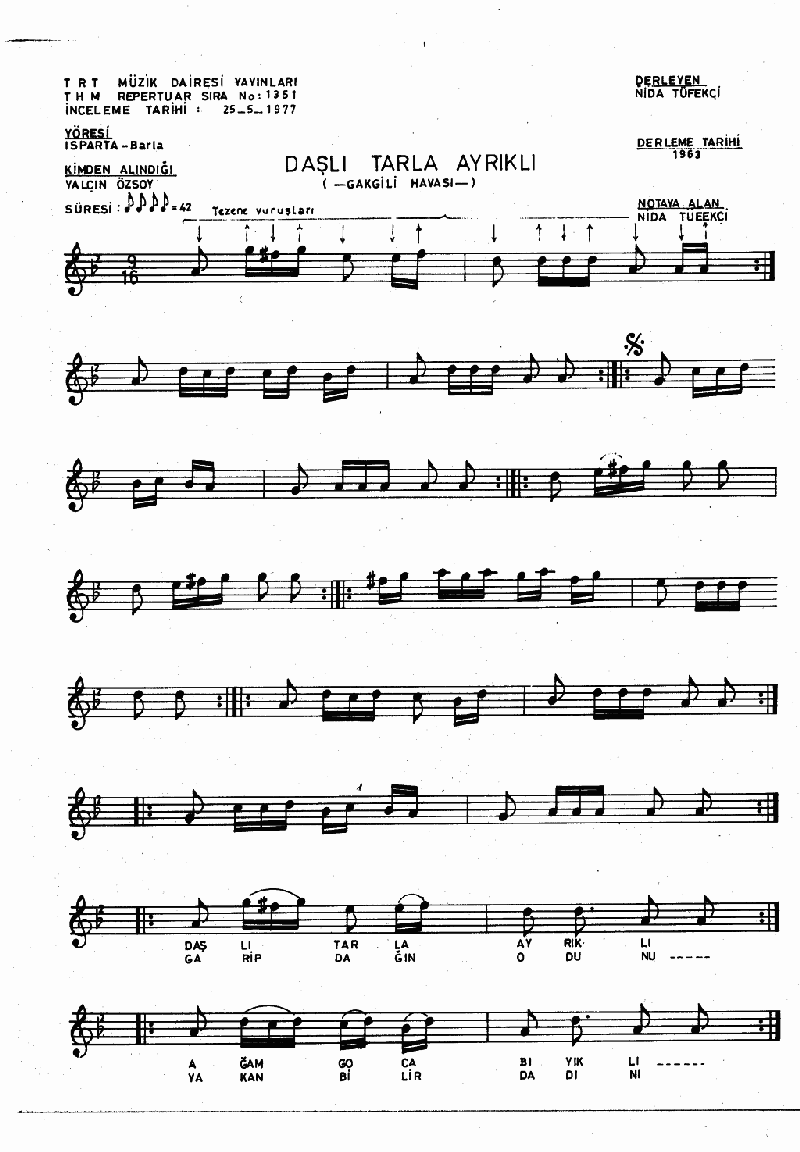 DAŞLI TARLA AYRIKLI