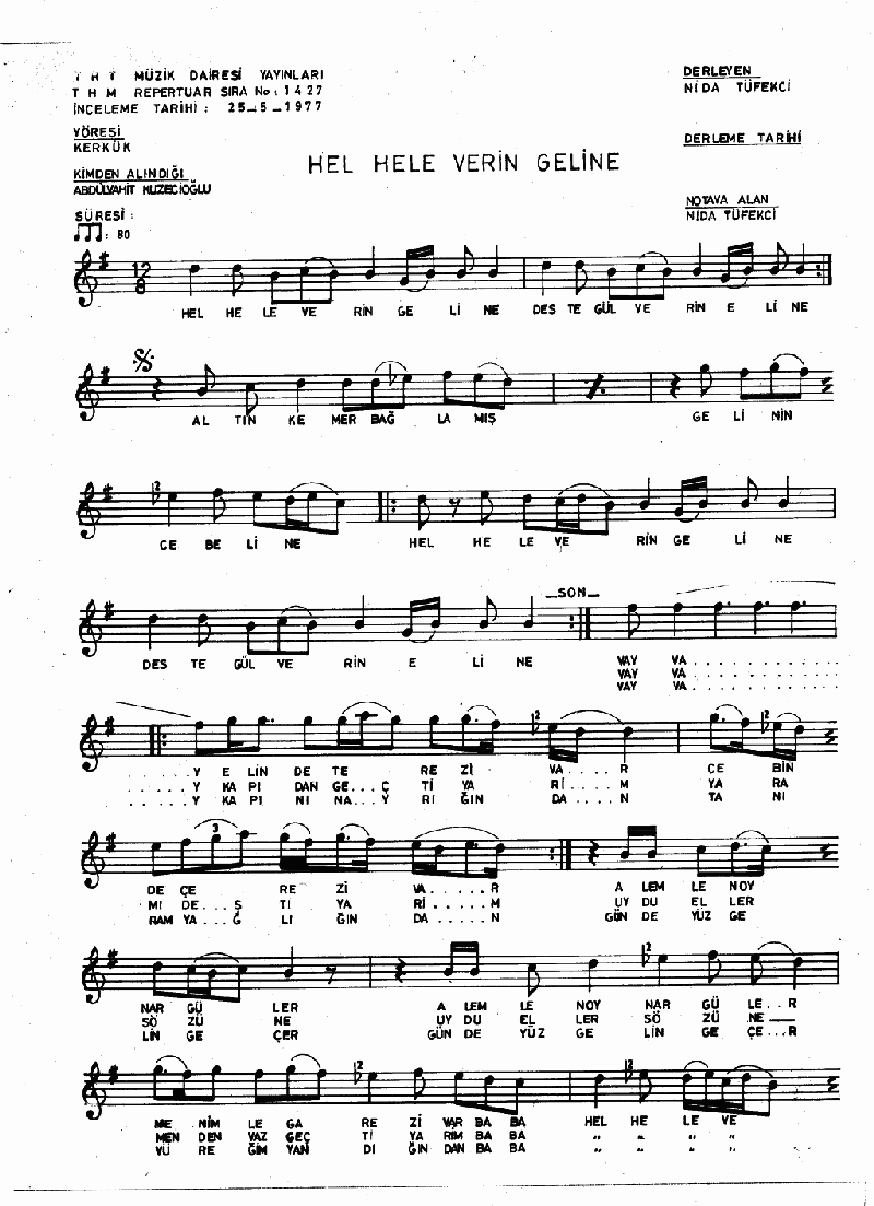 HEL HELE VERİN GELİNE