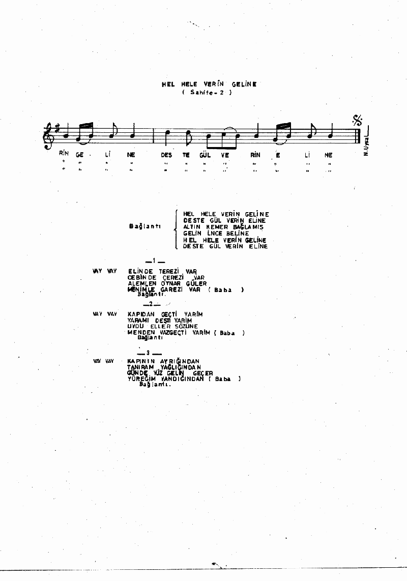 HEL HELE VERİN GELİNE
