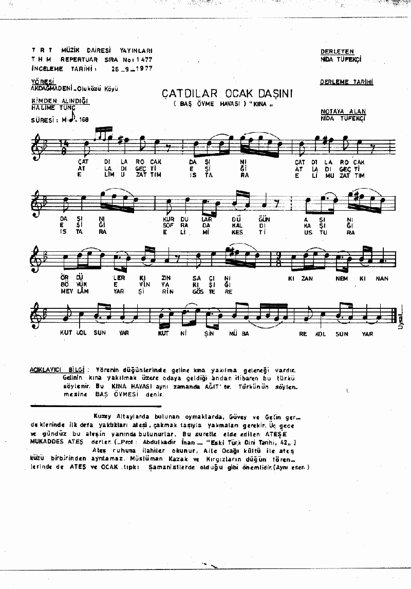 ÇATTILAR OCAK DAŞINI