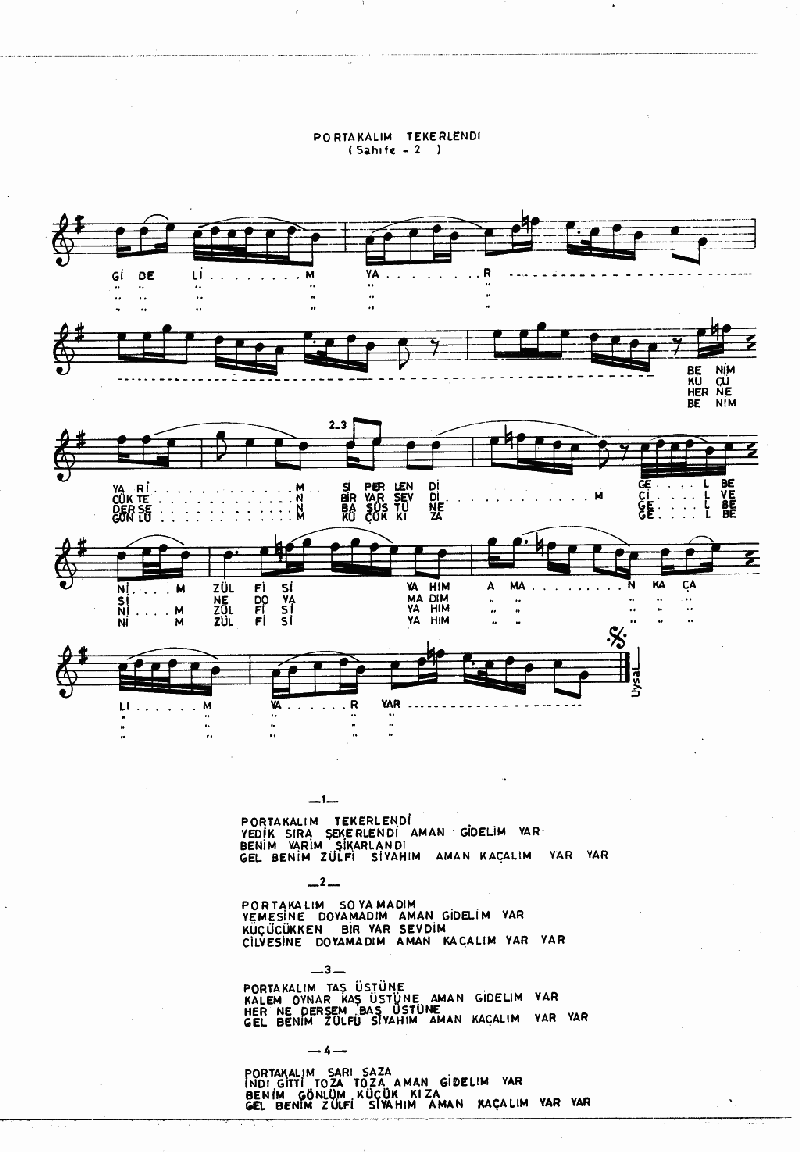 PORTAKALIM TEKERLENDİ