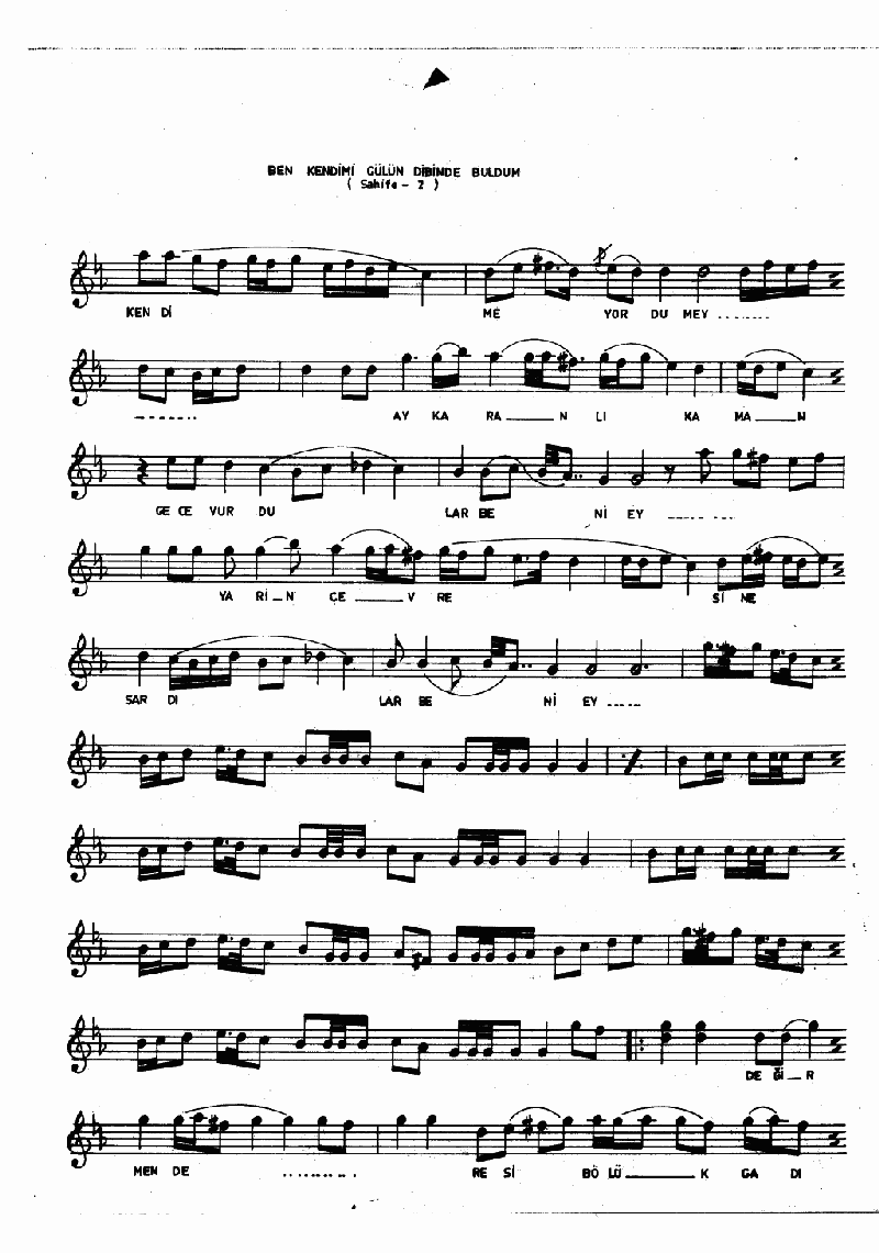 BEN KENDİMİ GÜLÜN DİBİNDE BULDUM