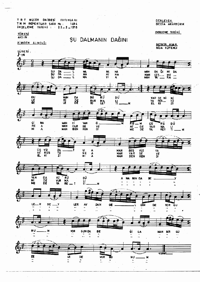 ŞU DALMA'NIN DAĞINI DUMAN BÜRÜDÜ