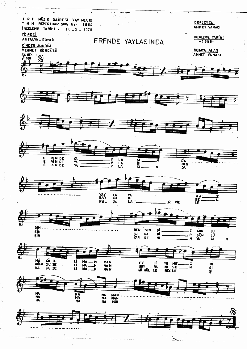 EREN'DE YAYLASINDA YAYLAYAMADIM