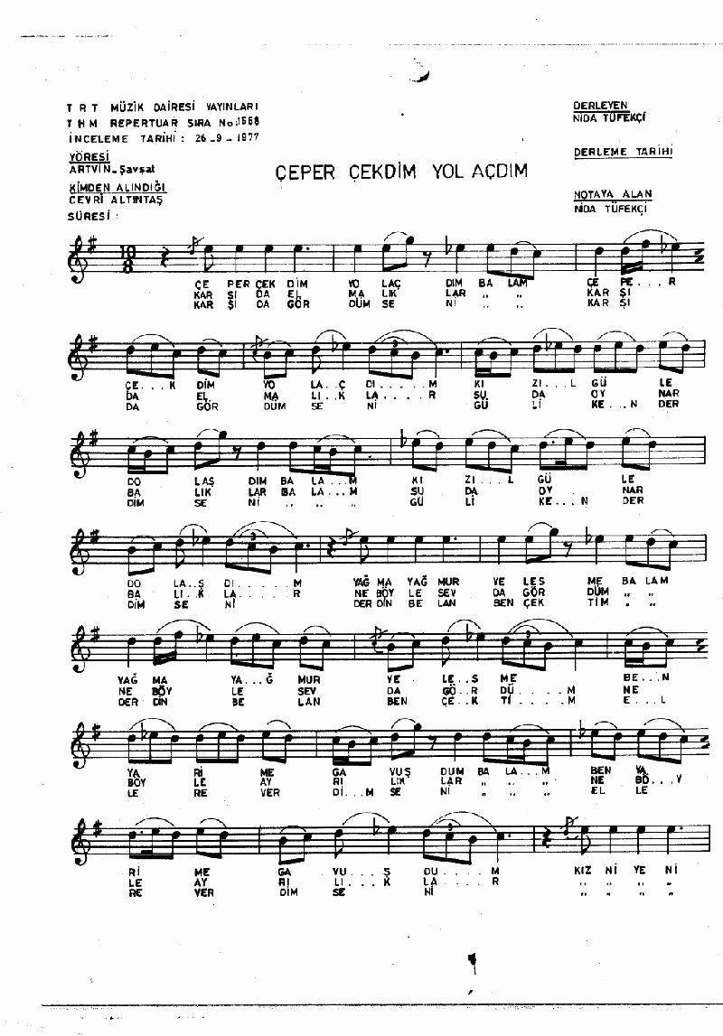 ÇEPER ÇEKTİM YOL AÇDIM