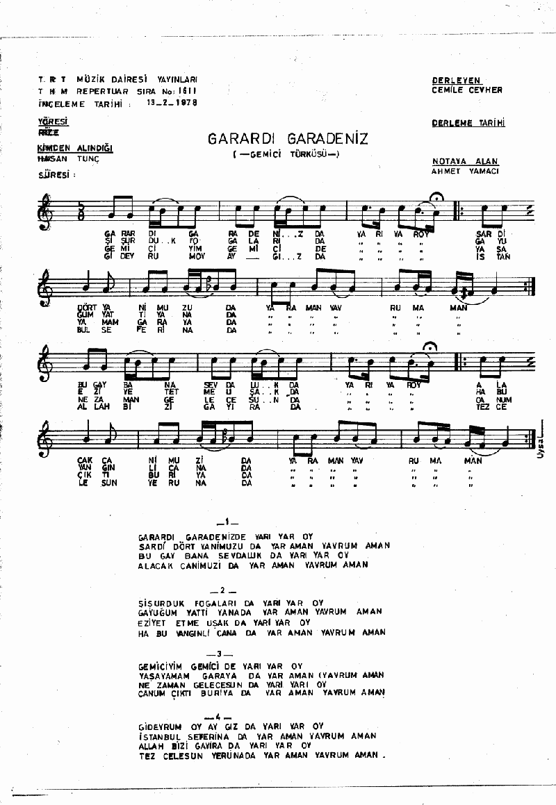GARARDI GARADENİZ