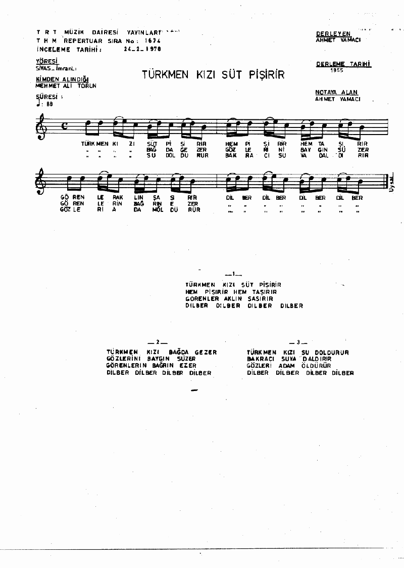 TÜRKMEN KIZI SÜT PİŞİRİR