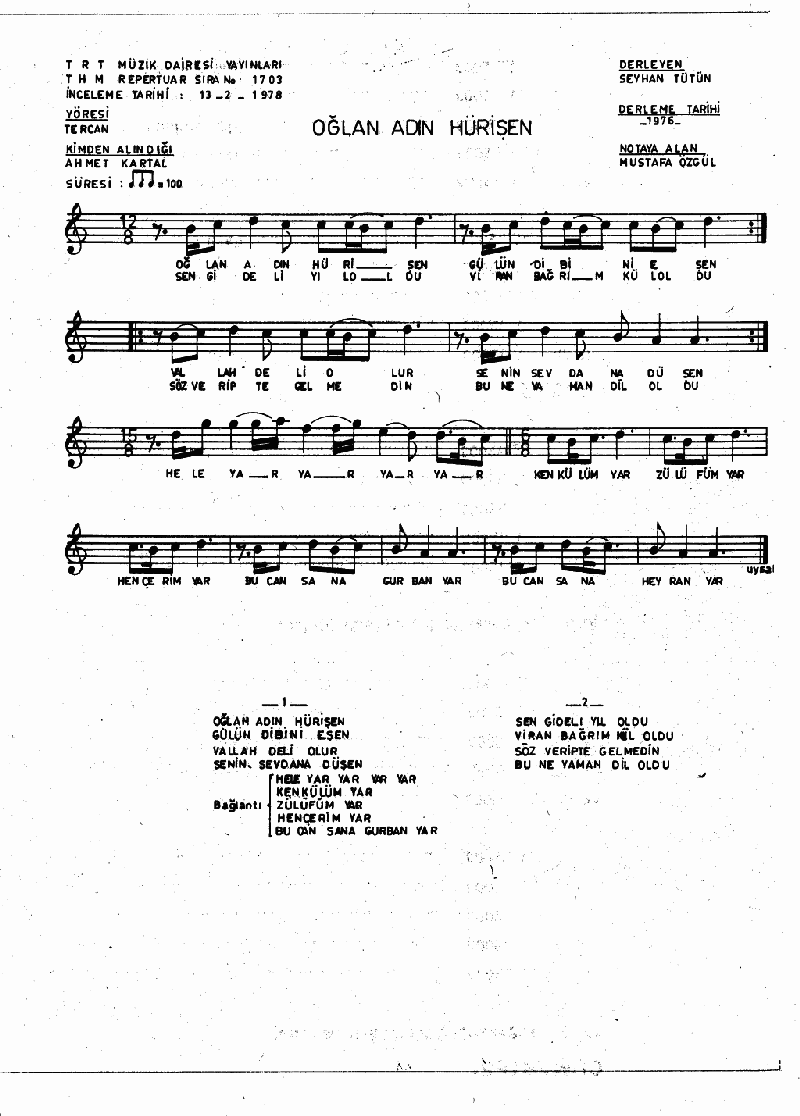 OĞLAN ADIN HÜRİŞEN