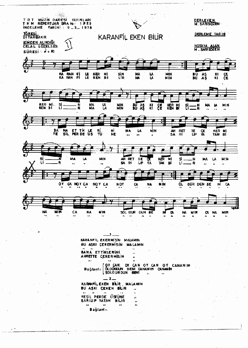 KARANFİL EKEN BİLİR