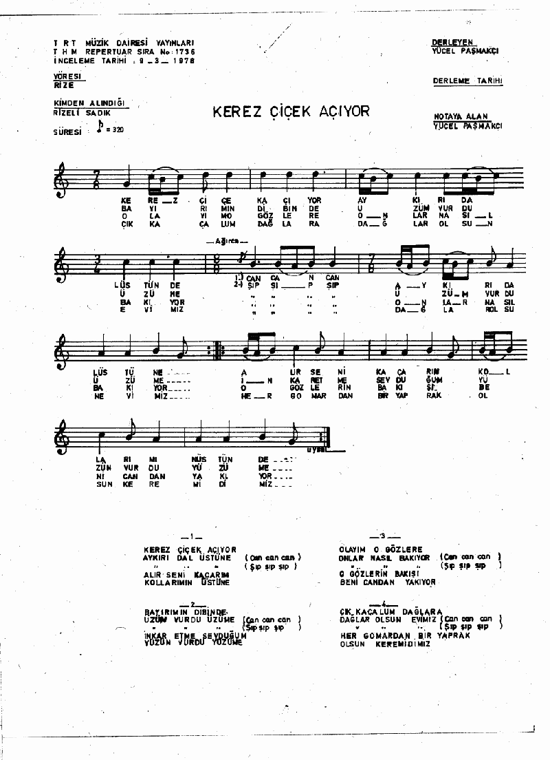 KEREZ ÇİÇEK AÇIYOR