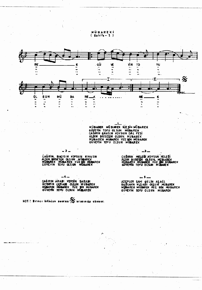 MÜBAREK MÜBAREK YÜZBİN MÜBAREK