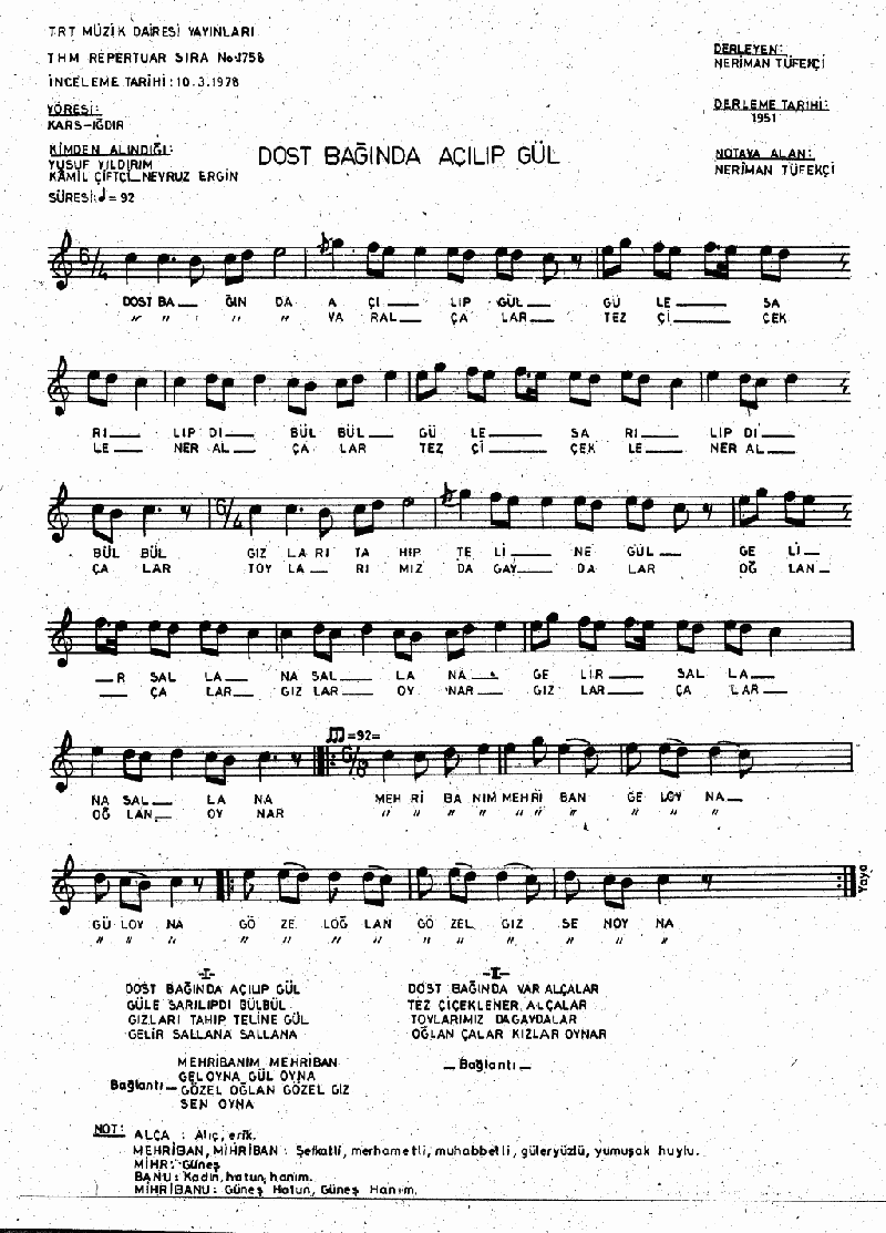 DOST BAĞINDA AÇILIP GÜL