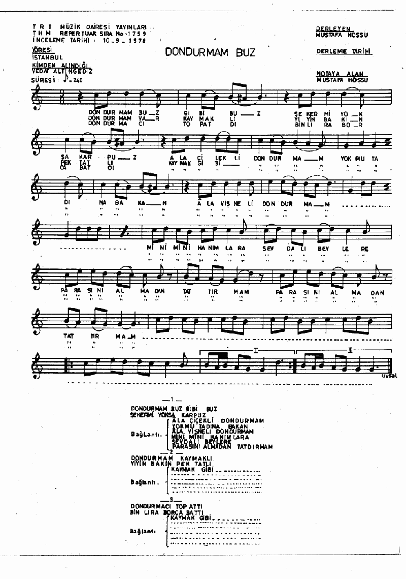 DONDURMAM BUZ GİBİ BUZ