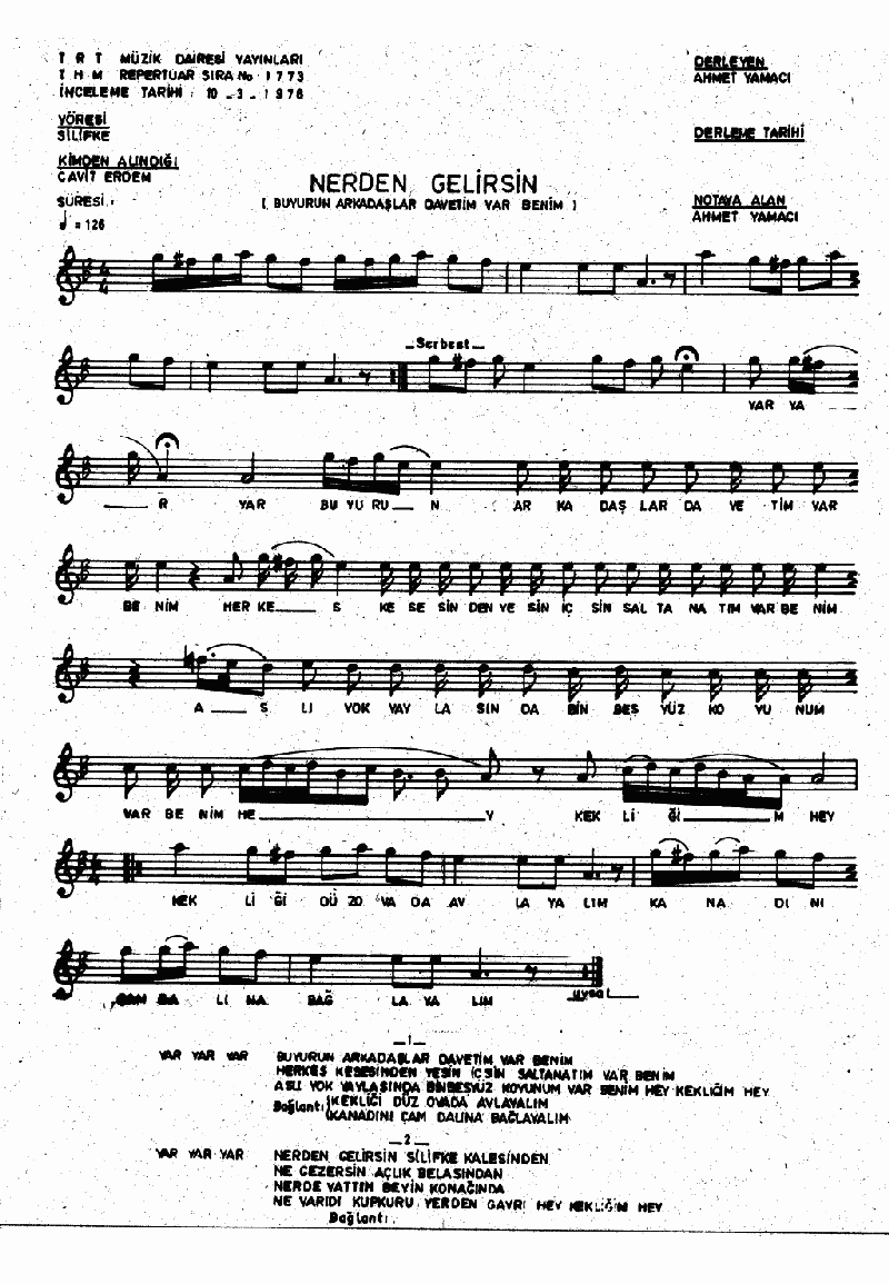 NERDEN GELİRSİN SİLİFKE KALESİNDEN