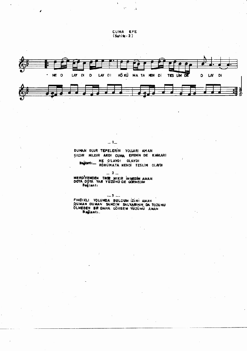 DUMAN OLUR TEPELERİN YOLARI