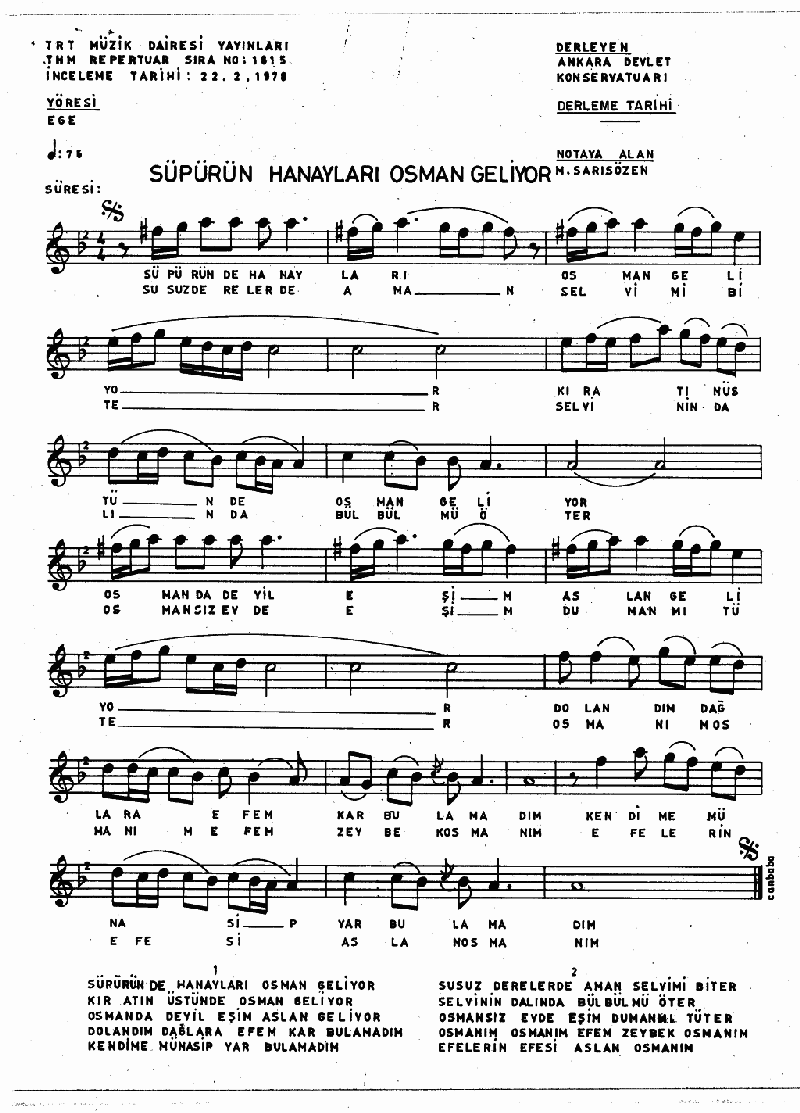 SÜPÜRÜN HANAYLARI OSMAN GELİYOR