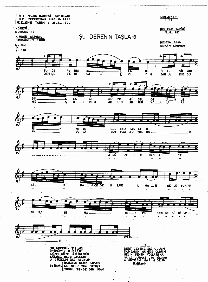 ŞU DERENİN TAŞLARI