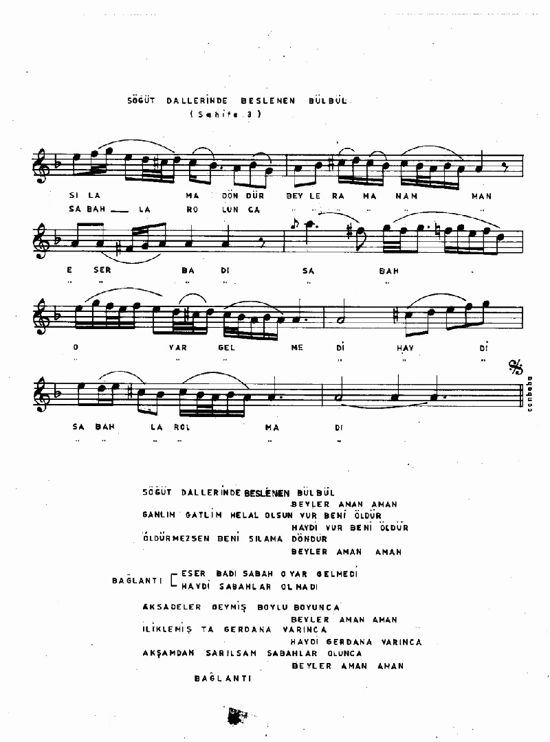 SÖĞÜT DALLERİNDE BESLENEN BÜLBÜL