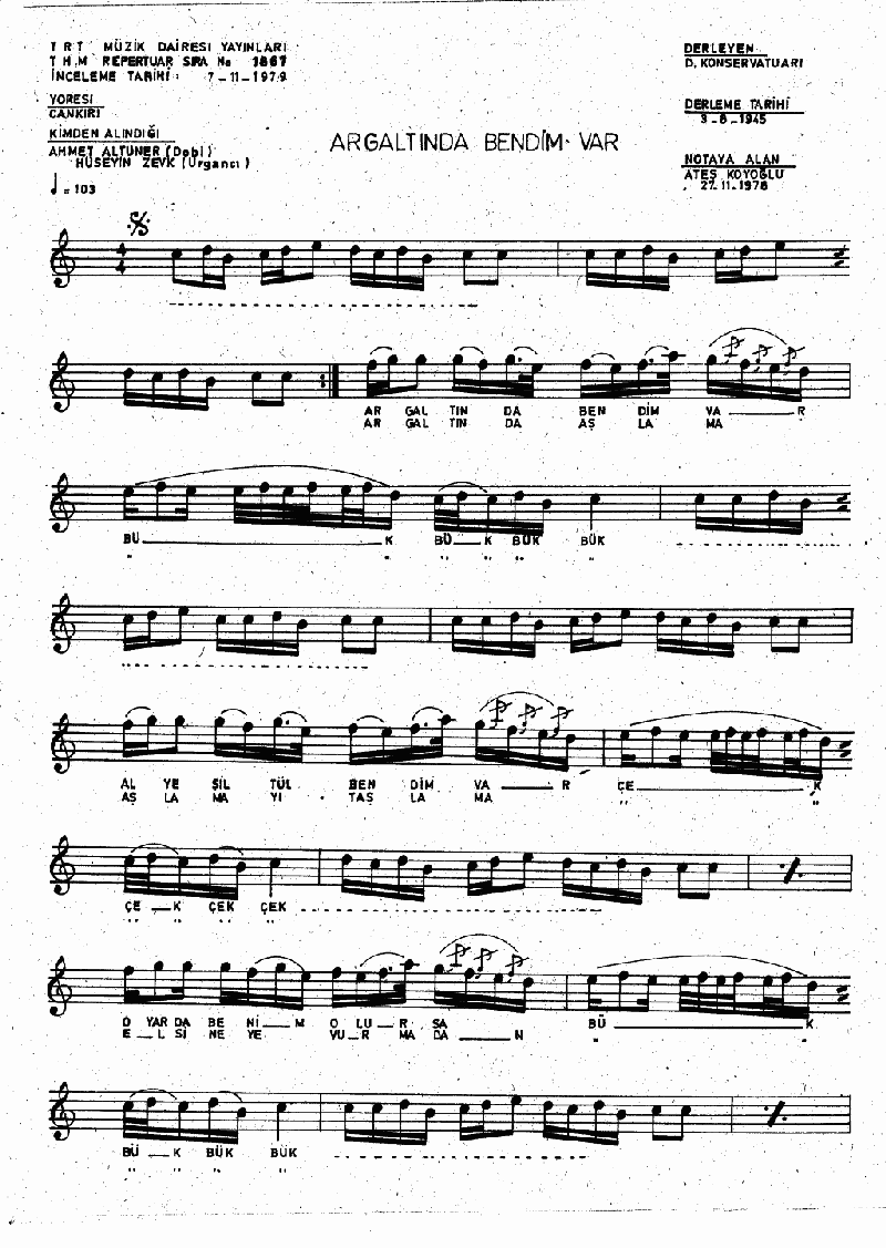 ARG ALTINDA BENDİM VAR