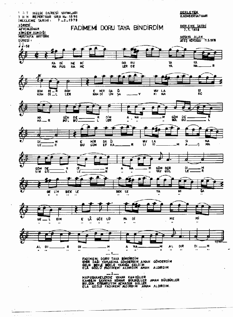 FADİME'Mİ DORU TAY'A BİNDİRDİM