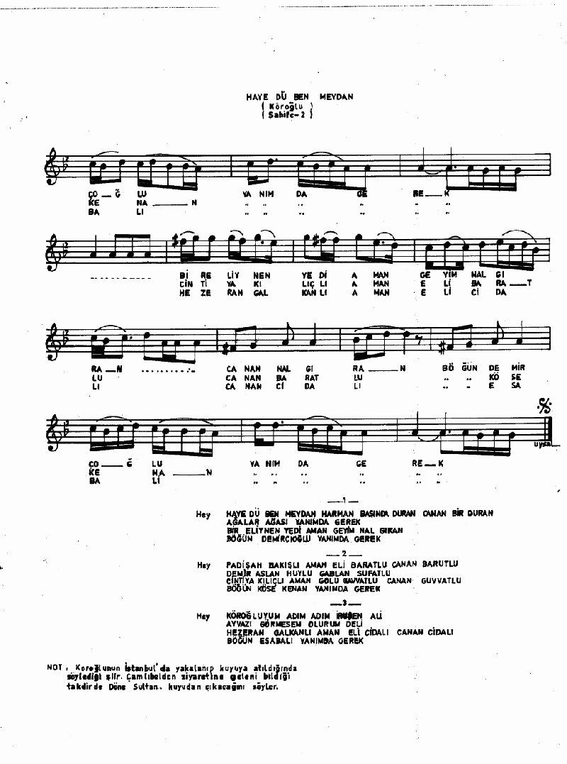 HAY EDÜBEN MEYDAN HARMAN BAŞINDA DURAN