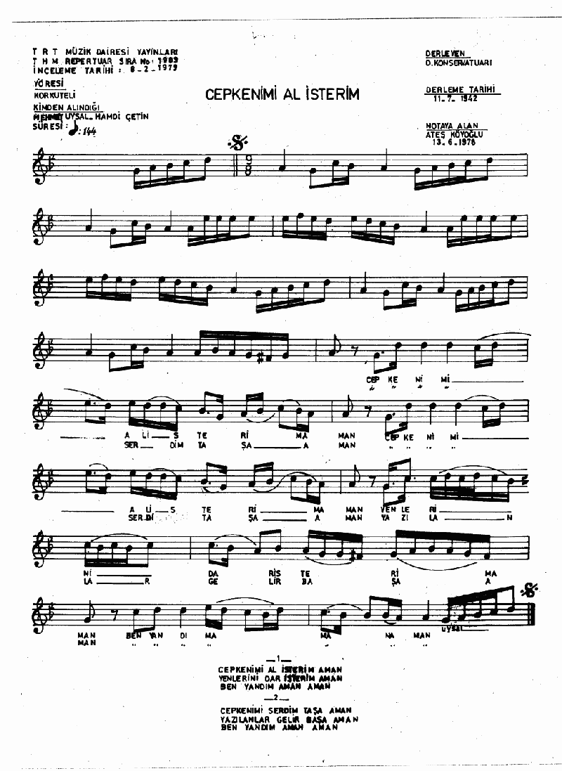 CEPKENİMİ AL İSTERİM