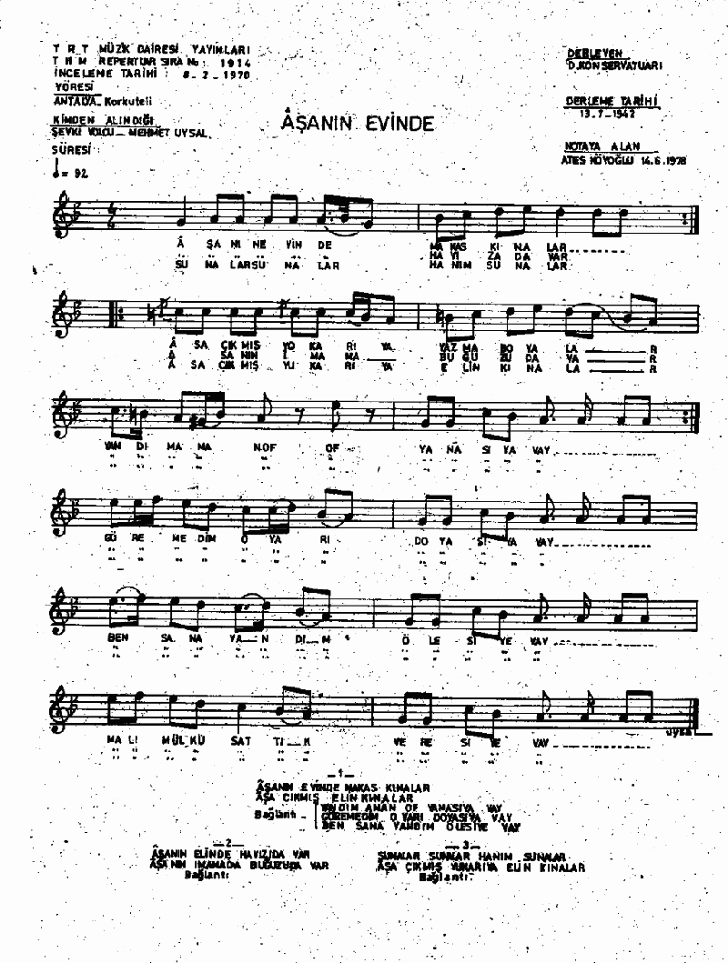 AŞA'NIN ELİNDE MAKAS KINALAR