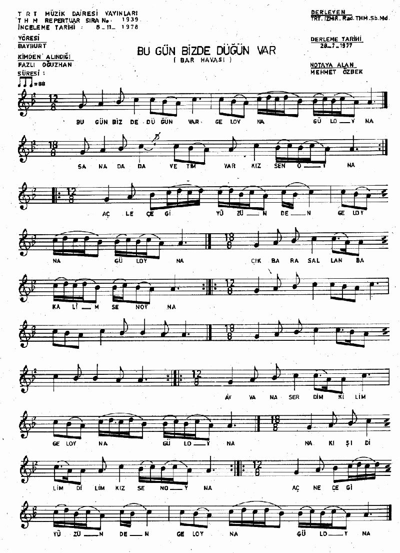 BUGÜN BİZDE DÜĞÜN VAR