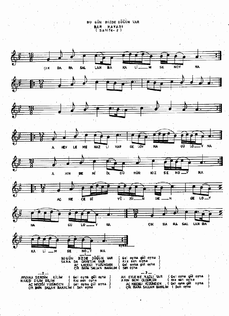 BUGÜN BİZDE DÜĞÜN VAR