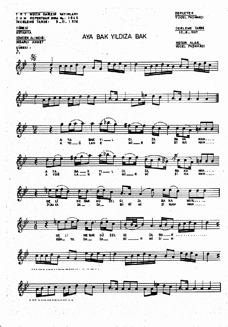 AYA BAK YILDIZA BAK