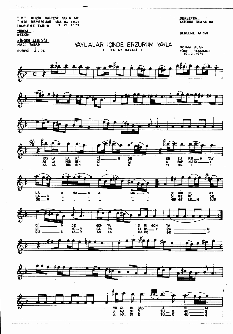 YAYLALAR İÇİNDE ERZURUM YAYLA - II