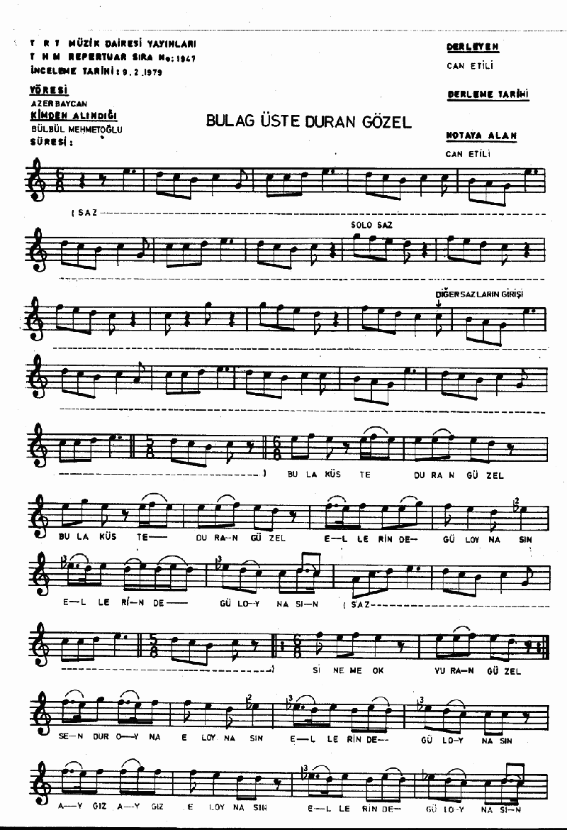 BULAH ÜSTE DURAN GÖZEL