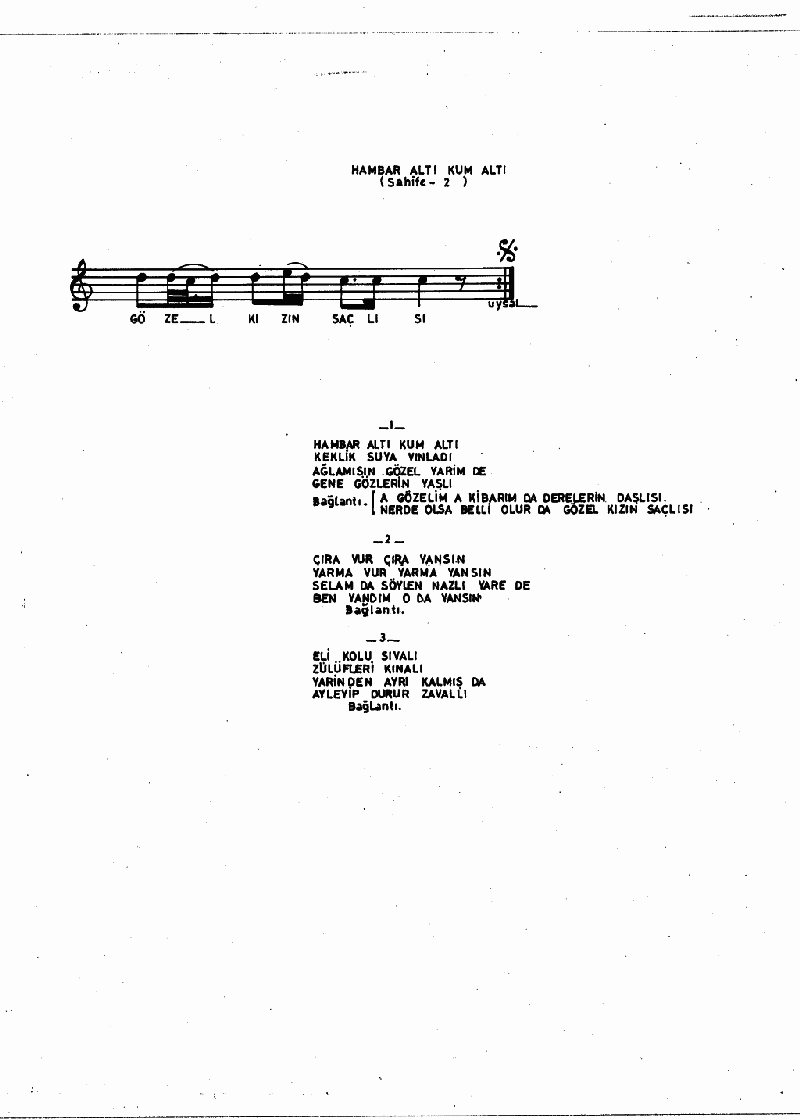 HAMBAR ALTI KUM ALTI