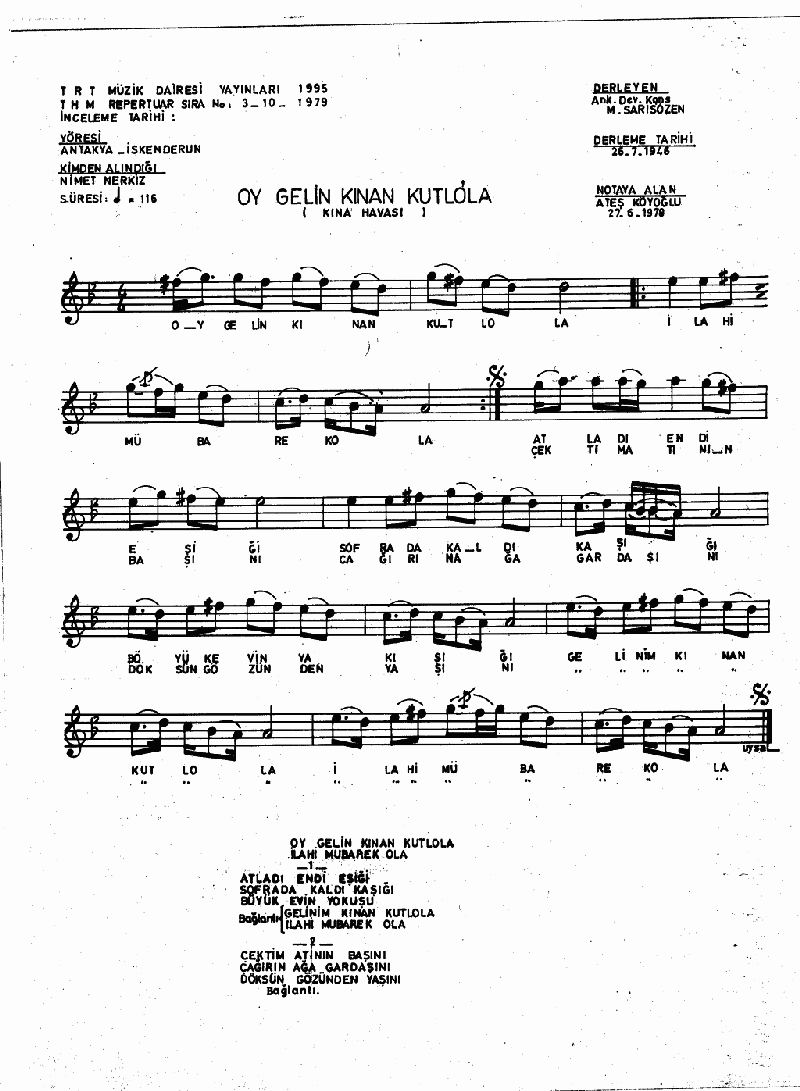 OY GELİN KINAN KUTLU OLA