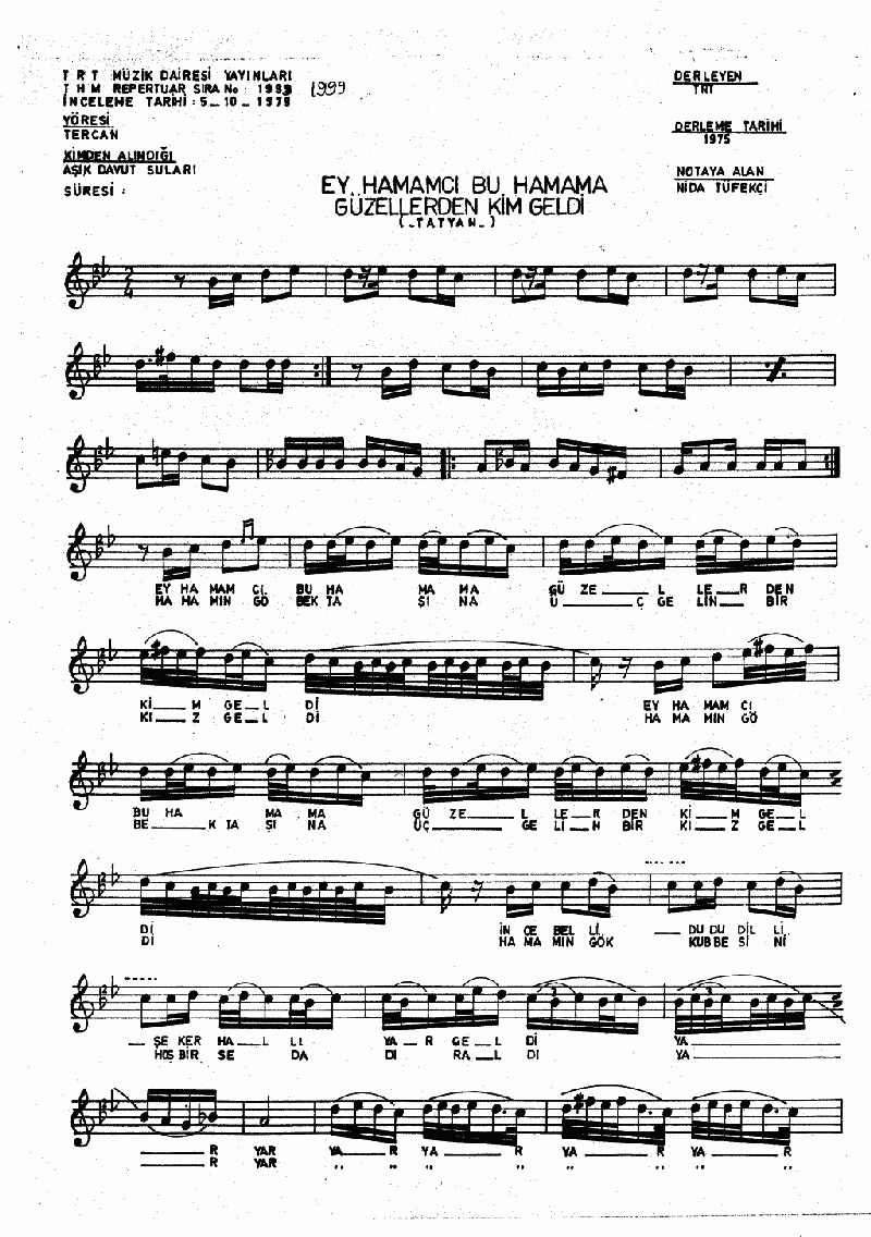 EY HAMAMCI BU HAMAMA - I