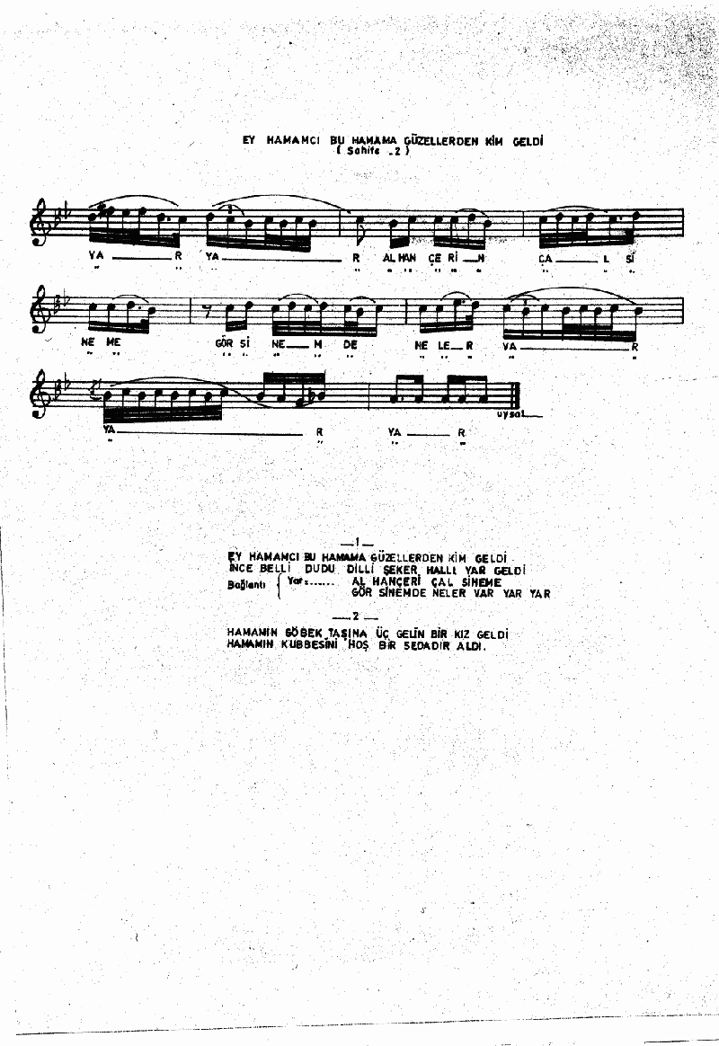 EY HAMAMCI BU HAMAMA - I