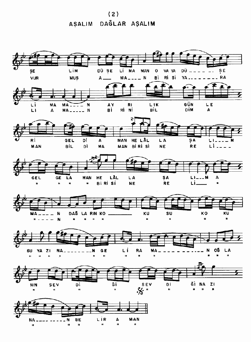 AŞALIM AŞALIM DAĞLAR AŞALIM